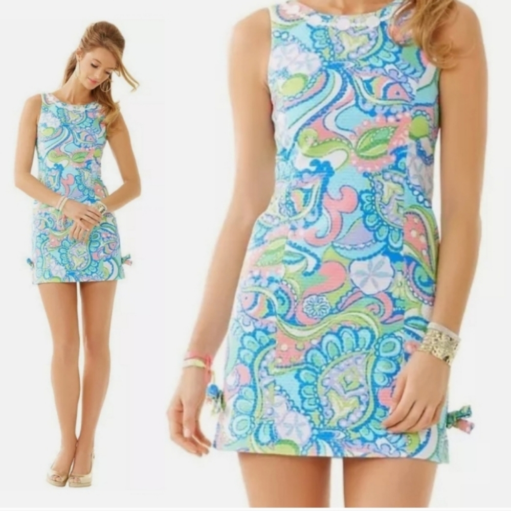 Lilly Pulitzer Women's Dahila Conch Dress size 6 - Picture 1 of 10